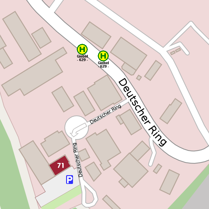 OSM-Kartenausschnitt zur Anfahrt und Erreichbarkeit unserer Tierarztpraxis in Wuppertal.